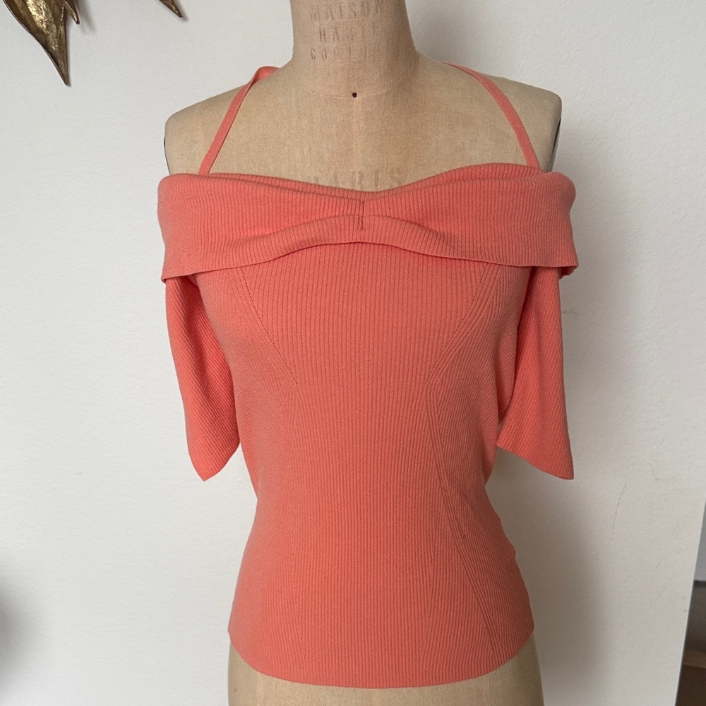 Bailey 44 Vibrant Coral Knit Top